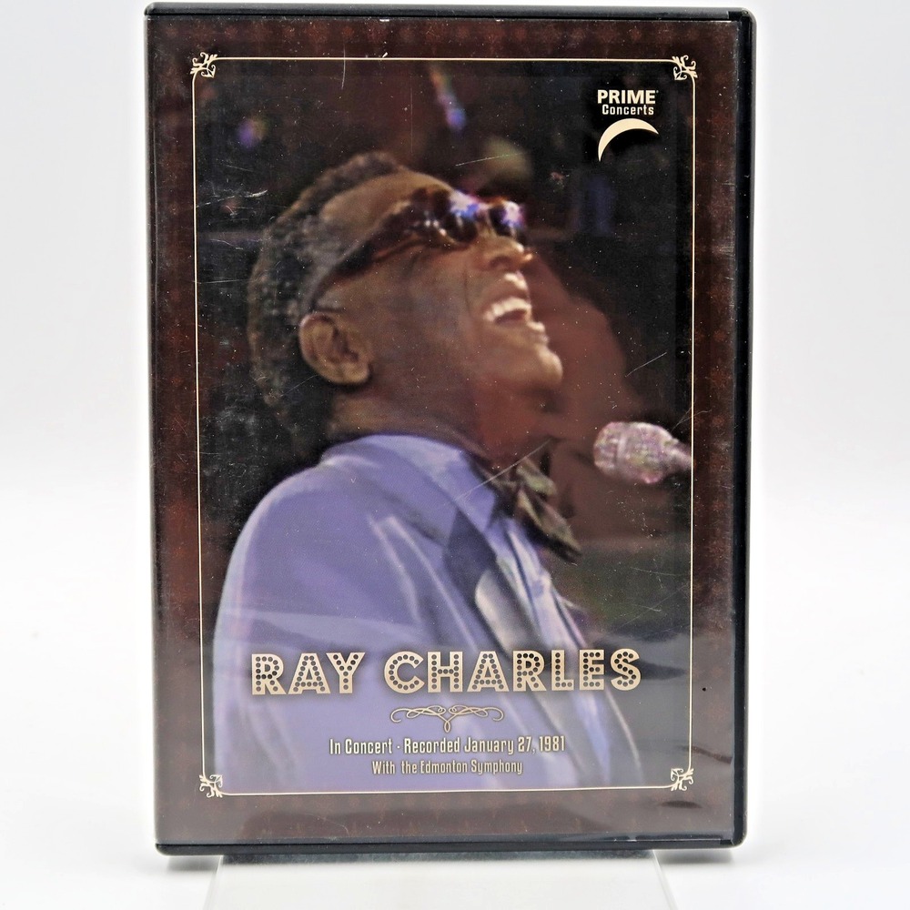Ray Charles In Concert DVD 1981 Live Edmonton Symphony Soul Blues Music 2004